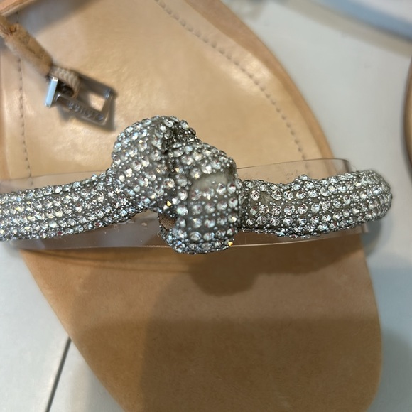 CLOSET CLOSING Revolve Schutz Peaky Sandal in Light Nude Sz 10 - Picture 3 of 5